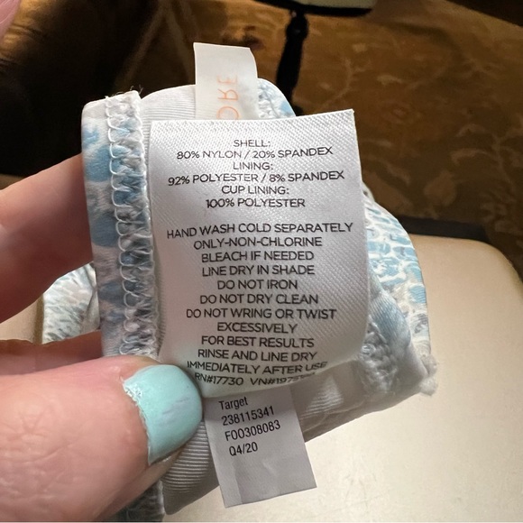 Shade & Shore Blue & White Snake Print Bikini - Picture 9 of 10